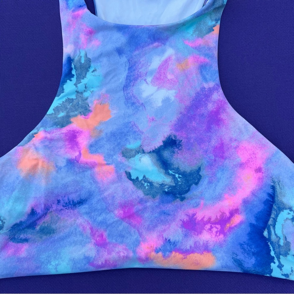 VS PINK Colorful Tie-Dye Sports Bra/Bralette - Picture 4 of 14